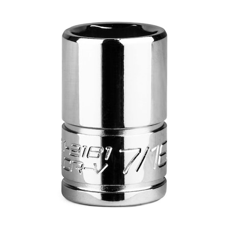 Capri Tools 1/4 in Drive 7/16 in 6-Point SAE Shallow Socket 1-2161
